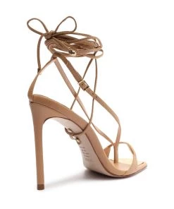 SCHUTZ Vikki Strappy Beige Heel New Arrivals